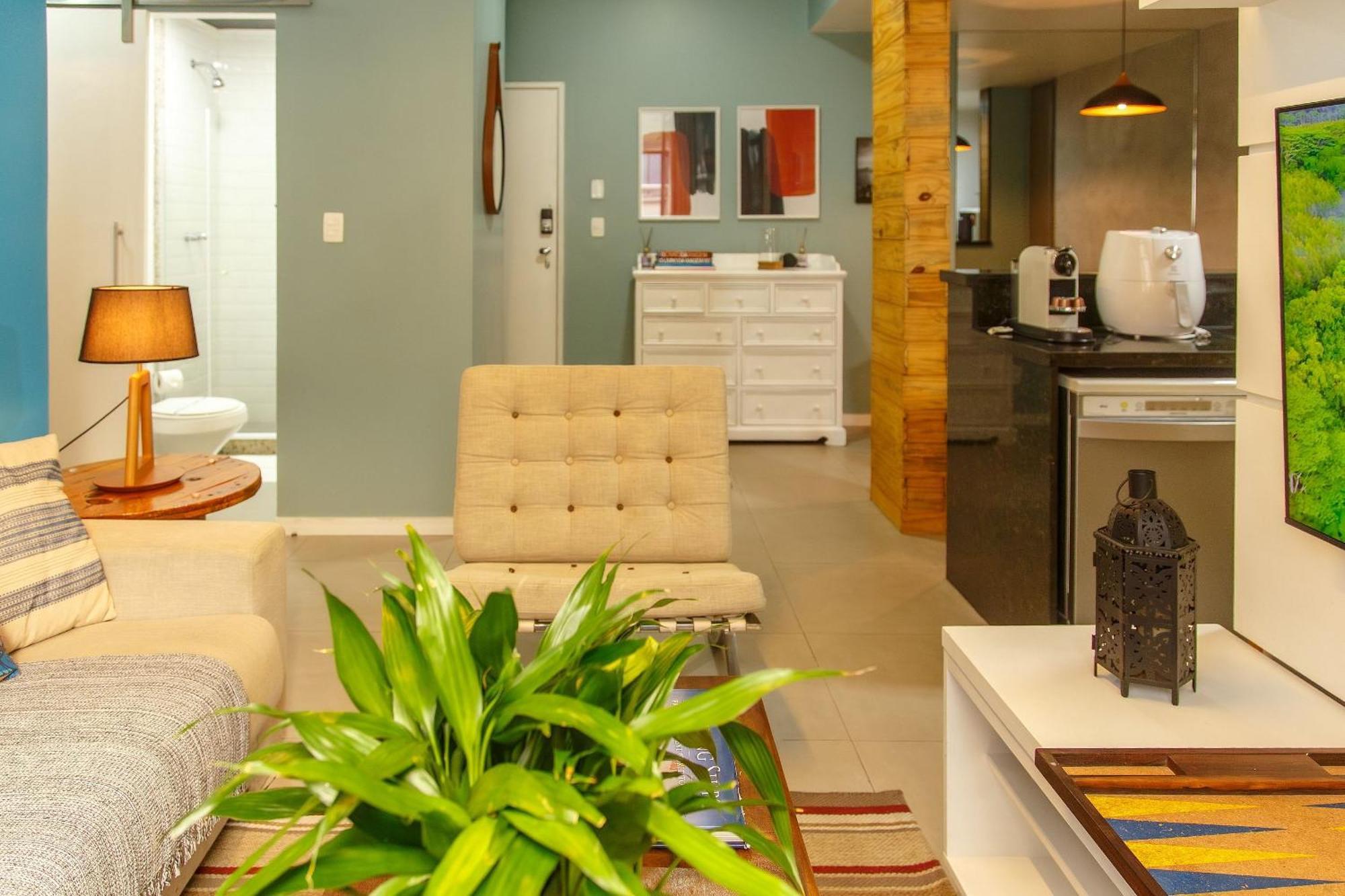 2 Quartos 200m Da E Ao Lado Dos Shoppings Leblon Apartemen *
